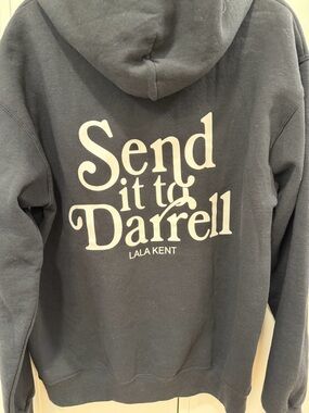 Lala Kent "Send It to Darrell" Black Graphic Hoodie